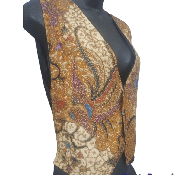 Vtg Kenar Beaded Vest - Picture 3 of 16